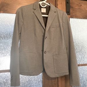 Grey herringbone blazer